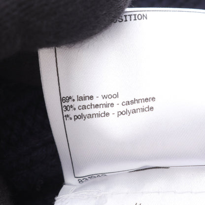 ケーブルセーター ニット ウール カシミヤ ネイビー ホワイト シャネル トップス CHANEL