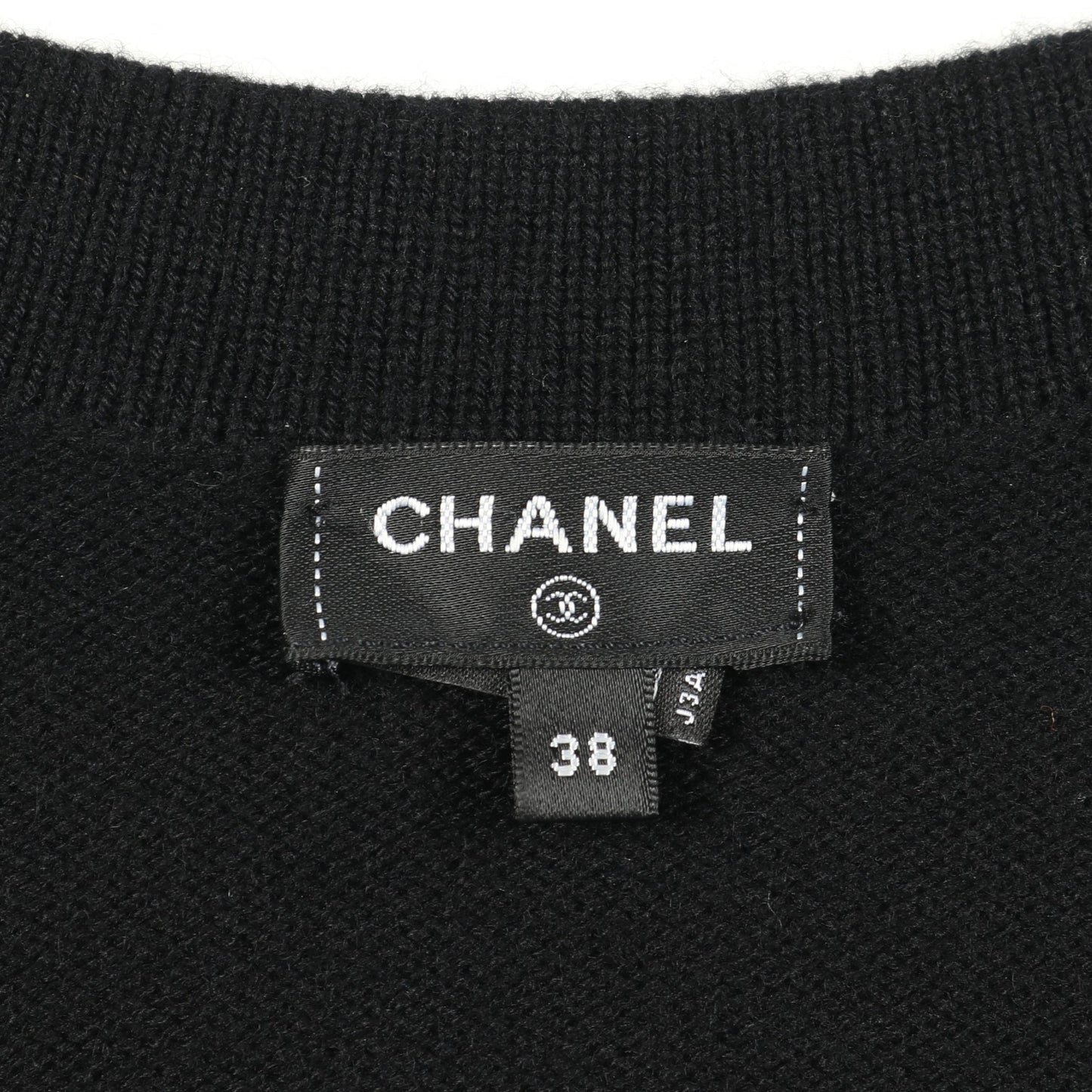 ココマークボタン カーディガン カシミヤ ブラック シャネル トップス CHANEL