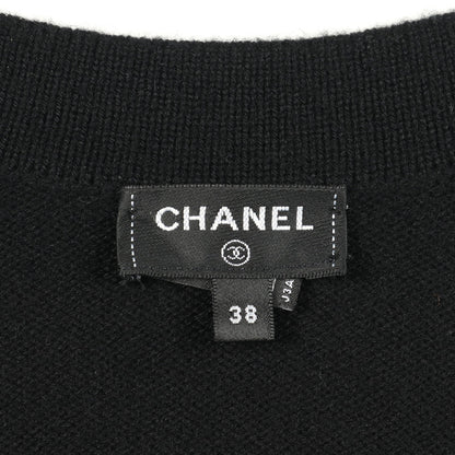 ココマークボタン カーディガン カシミヤ ブラック シャネル トップス CHANEL