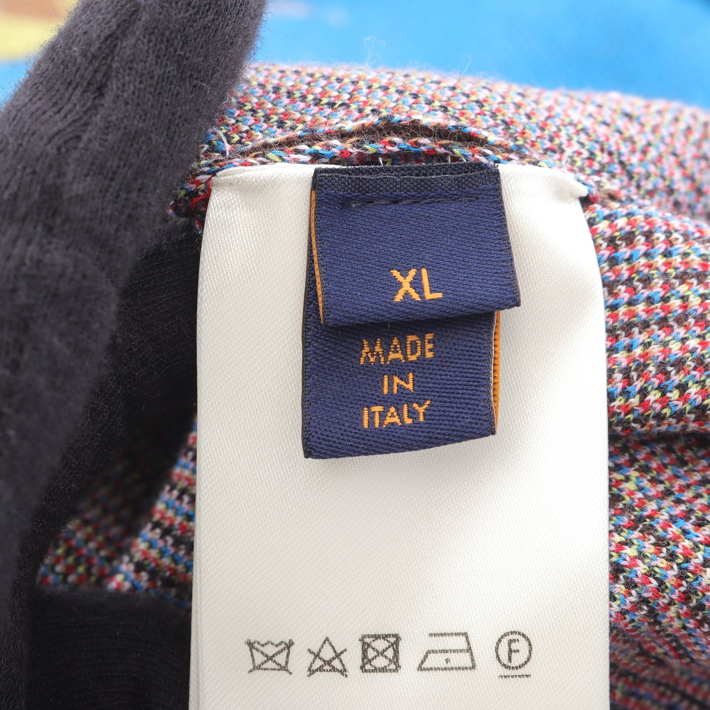 プルオーバーパーカー 総柄 コットン ブルー ブラウン マルチカラー ルイヴィトン トップス LOUIS VUITTON
