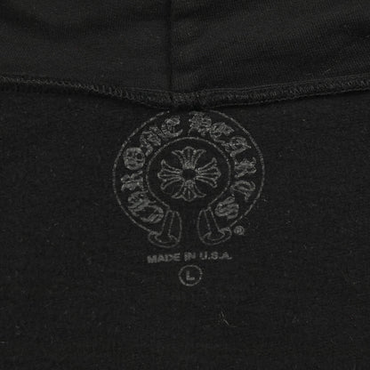 FOTI フォティ ジップアップパーカー バックプリント コットン ブラック レッド 裏起毛 クロムハーツ トップス Chrome Hearts