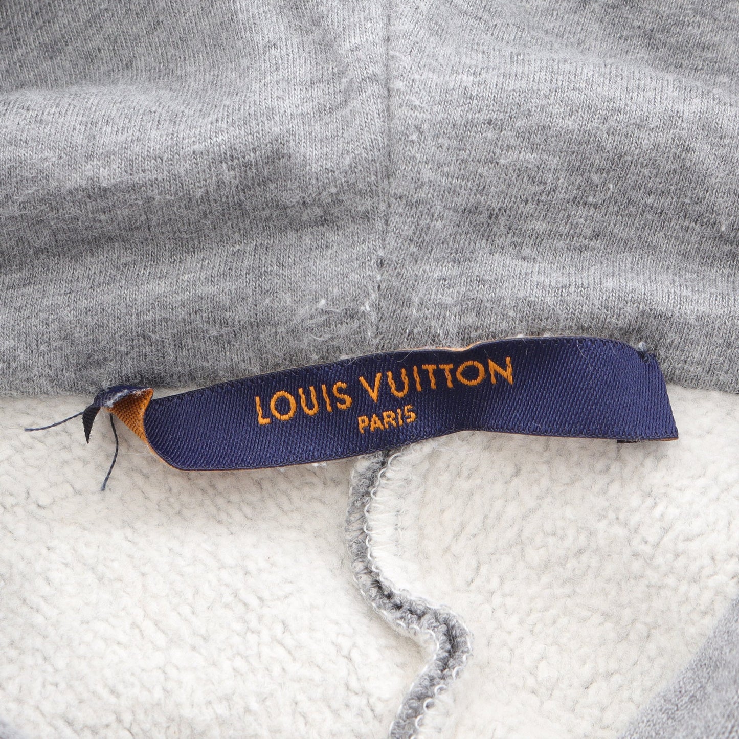 モノグラム サークルカットフーディ プルオーバーパーカー コットン グレー ルイヴィトン トップス LOUIS VUITTON