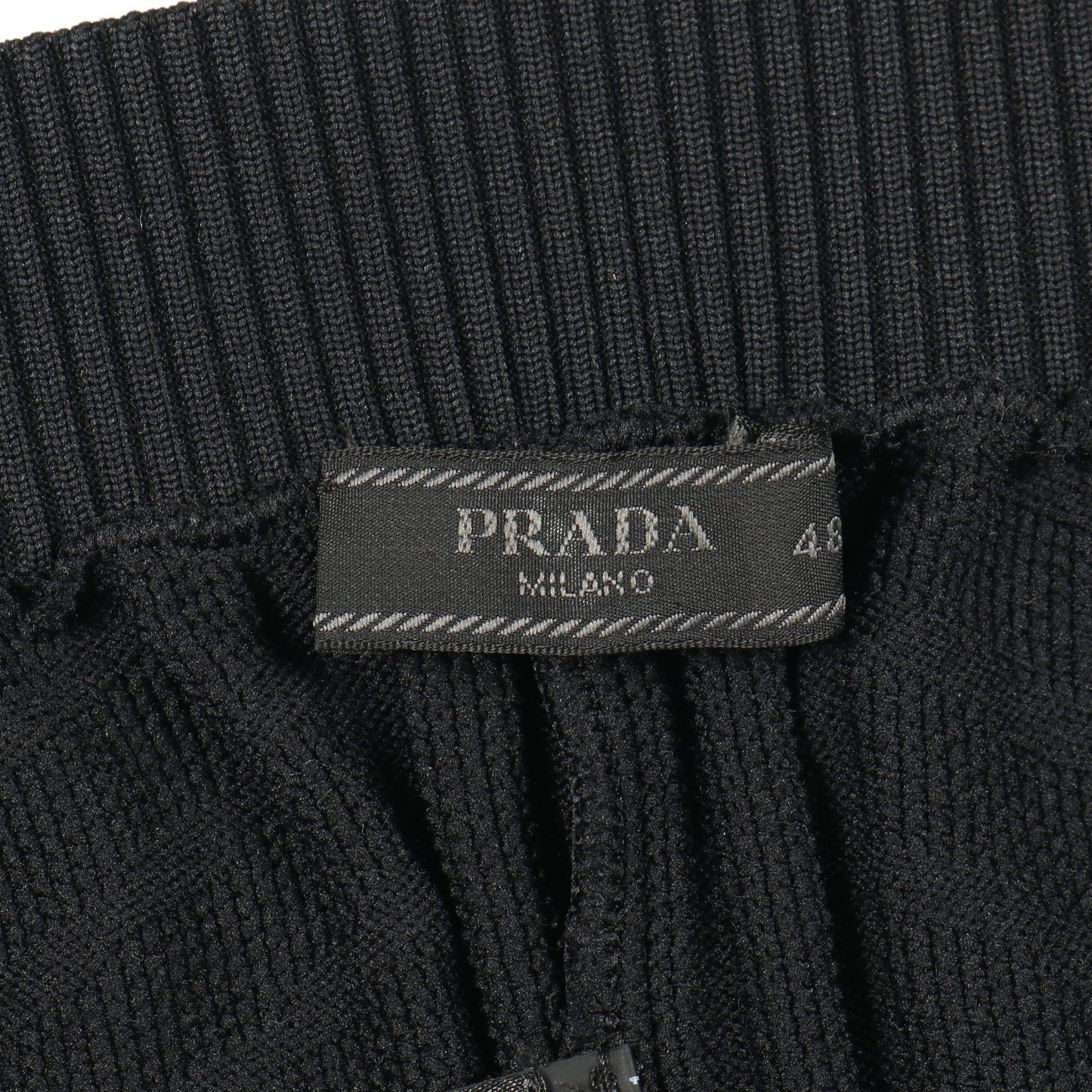 スウェットパンツ ナイロン ブラック プラダ ボトムス PRADA