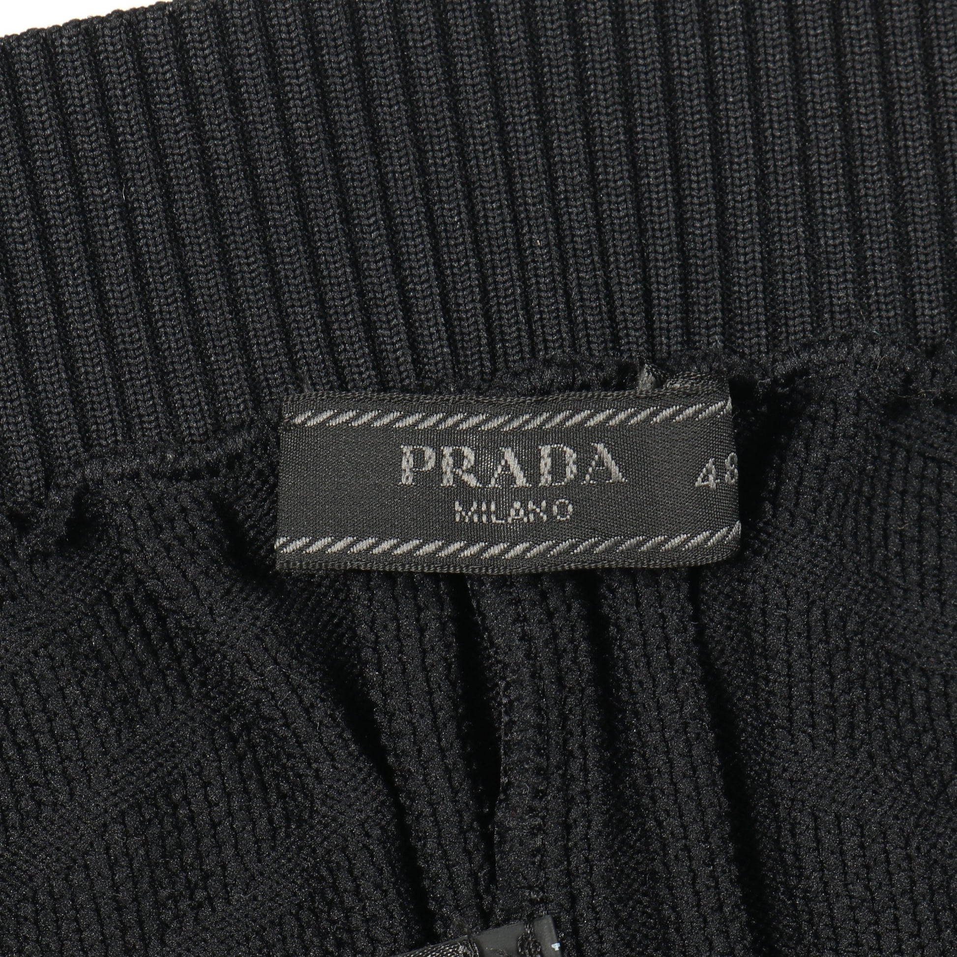 スウェットパンツ ナイロン ブラック プラダ ボトムス PRADA