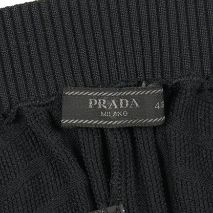 スウェットパンツ ナイロン ブラック プラダ ボトムス PRADA