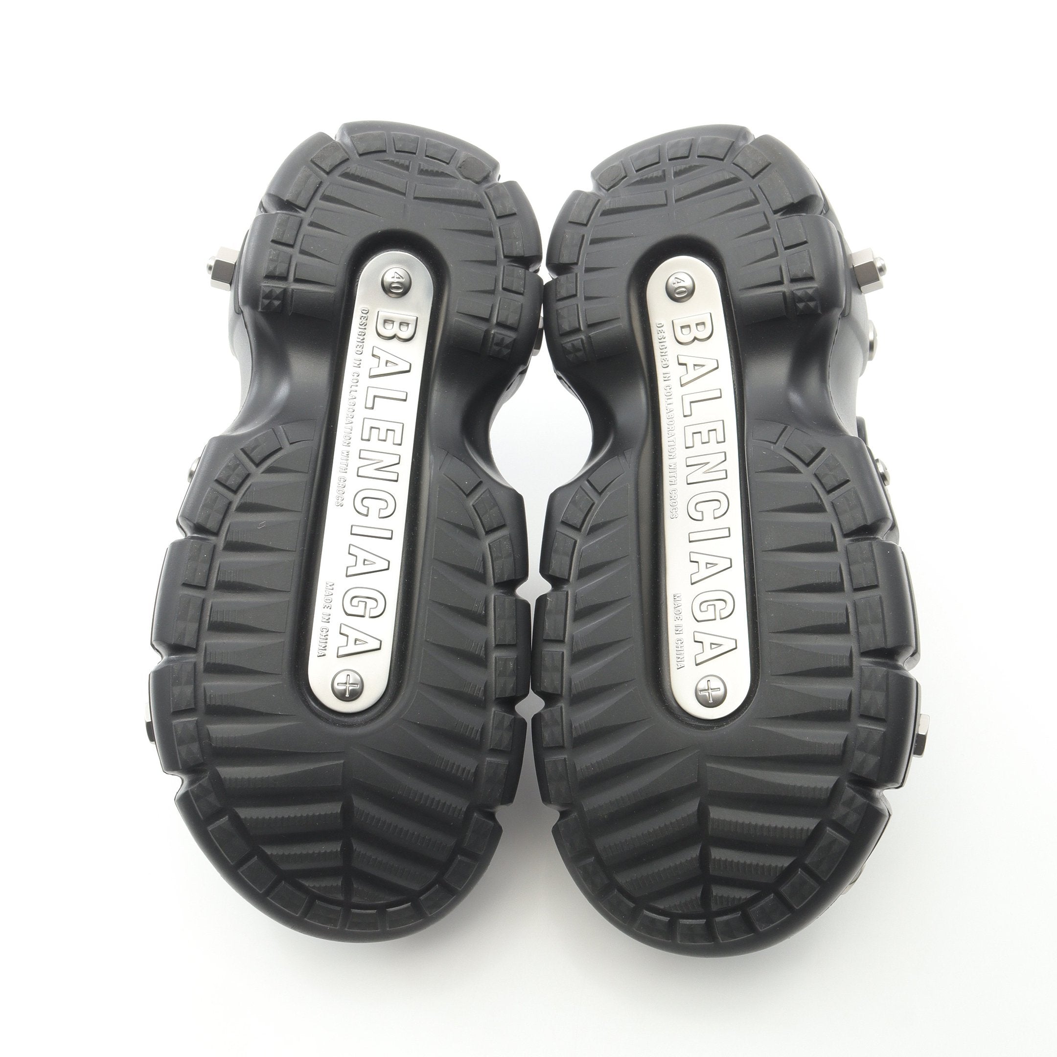 バレンシアガ　スタッズサンダル　黒 中古・古着通販】BALENCIAGA (バレンシアガ) スタッズストラップ