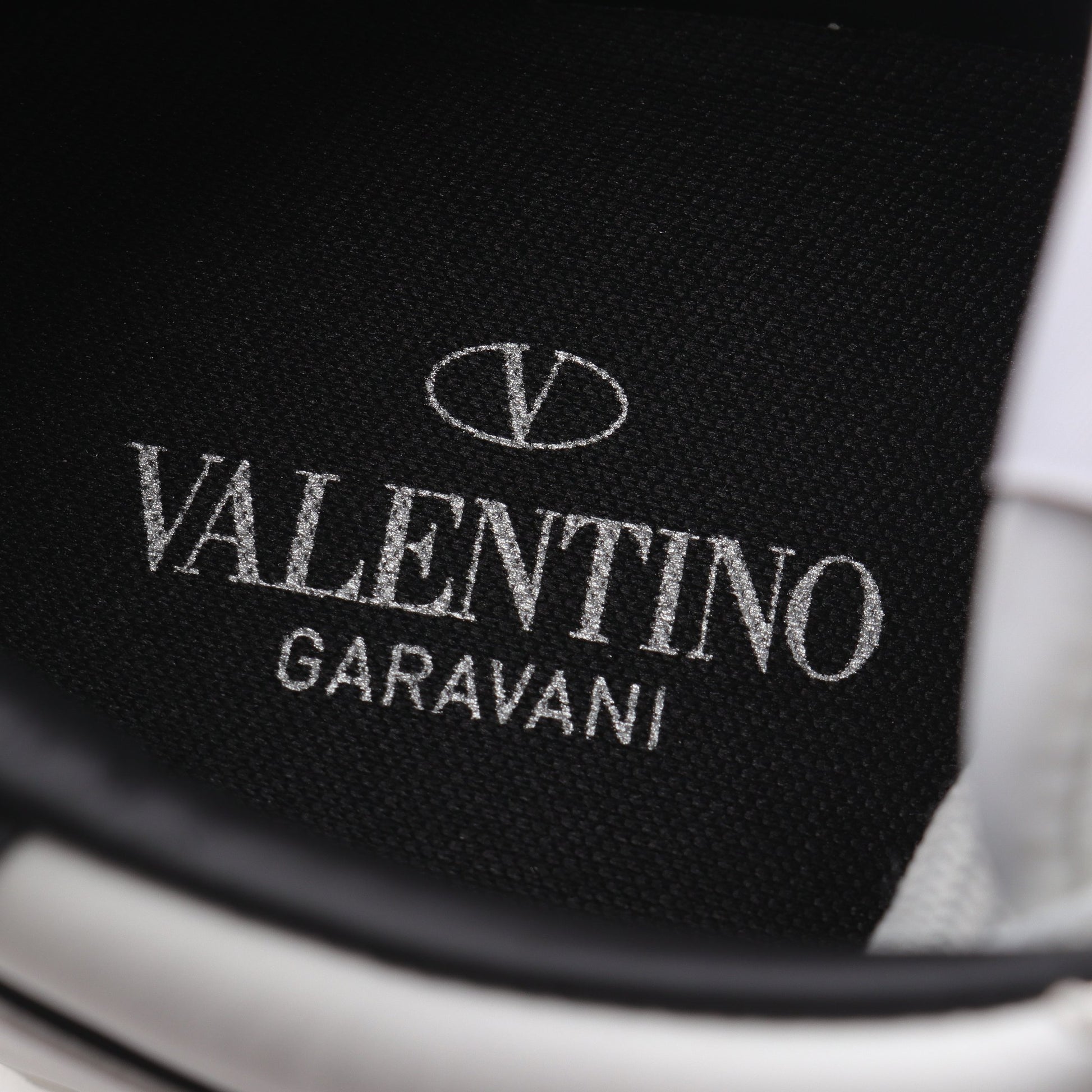 ロックスタッズ スニーカー レザー スエード ホワイト ブラック ヴァレンティノガラヴァーニ シューズ VALENTINO GARAVANI