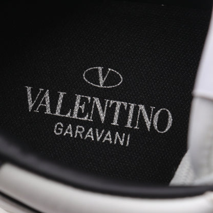 ロックスタッズ スニーカー レザー スエード ホワイト ブラック ヴァレンティノガラヴァーニ シューズ VALENTINO GARAVANI