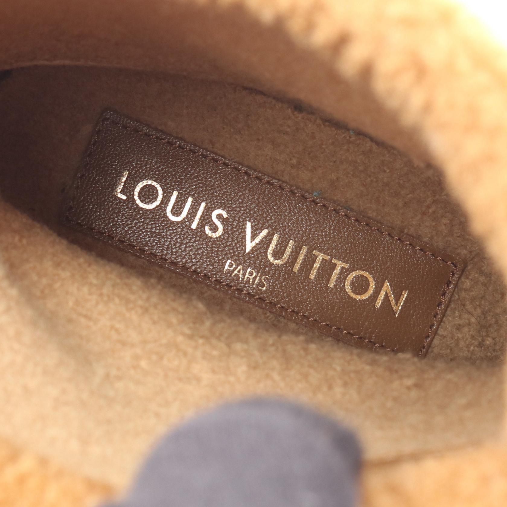 アスペンライン ブーツ シアリング イエローブラウン ルイヴィトン – RECLO