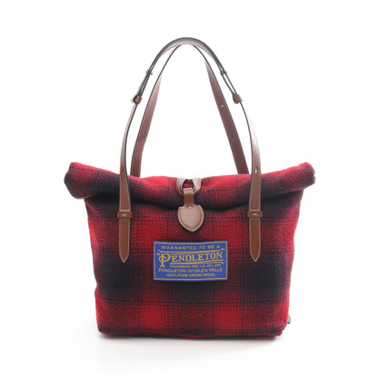 Paper ペーパー M ショルダーバッグ チェック ウール レザー レッド ブラック ブラウン メゾンマルジェラ11 バッグ Maison Margiela 11