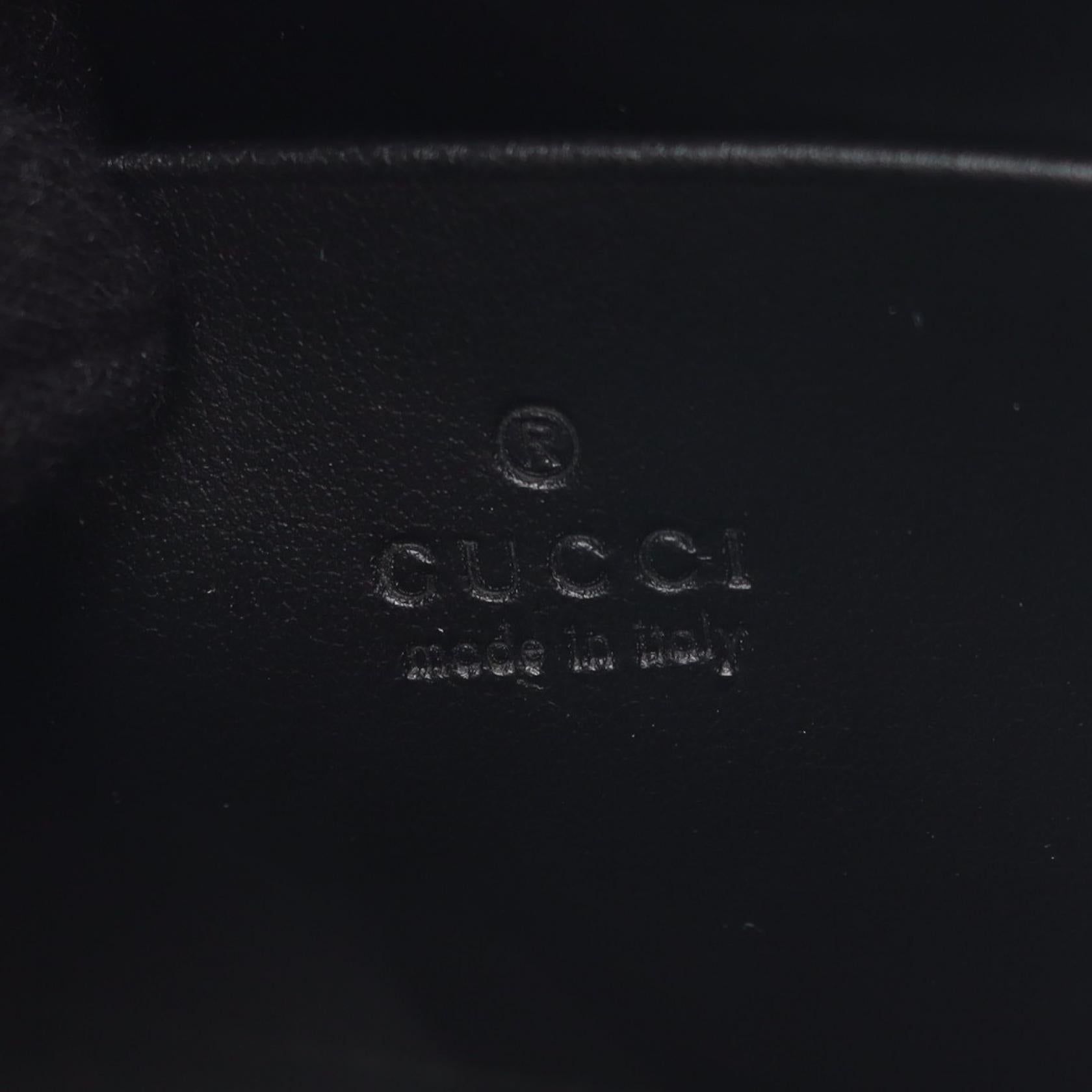 GGマーモント ショルダーバッグ レザー ブラック グッチ バッグ GUCCI