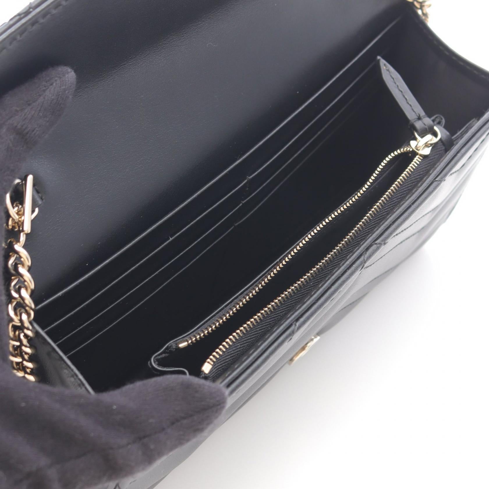 GGマーモント ショルダーバッグ レザー ブラック グッチ バッグ GUCCI