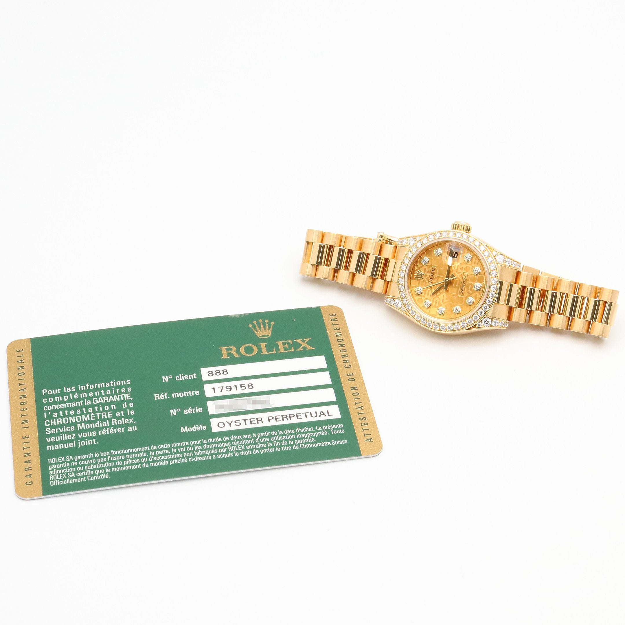 ロレックス デイトジャスト ベゼルダイヤ ランダム番 腕時計 ウォッチ 腕時計 ROLEX - ロレックス デイトジャスト ベゼルダイヤ ランダム番 腕時計
