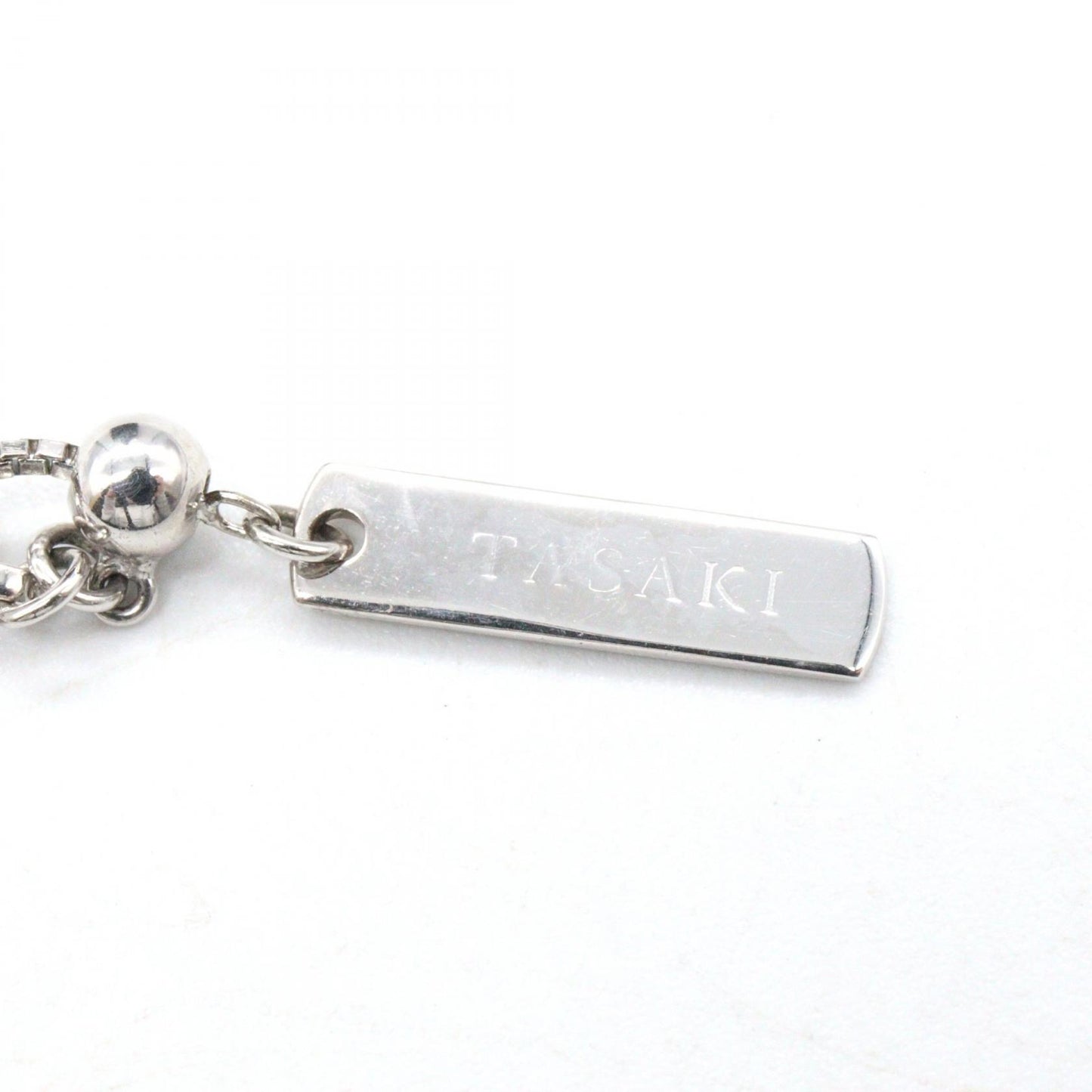 ルビー ダイヤ ネックレス ネックレス K18WG ルビー ダイヤモンド ホワイトゴールド レッド クリア タサキ アクセサリー TASAKI