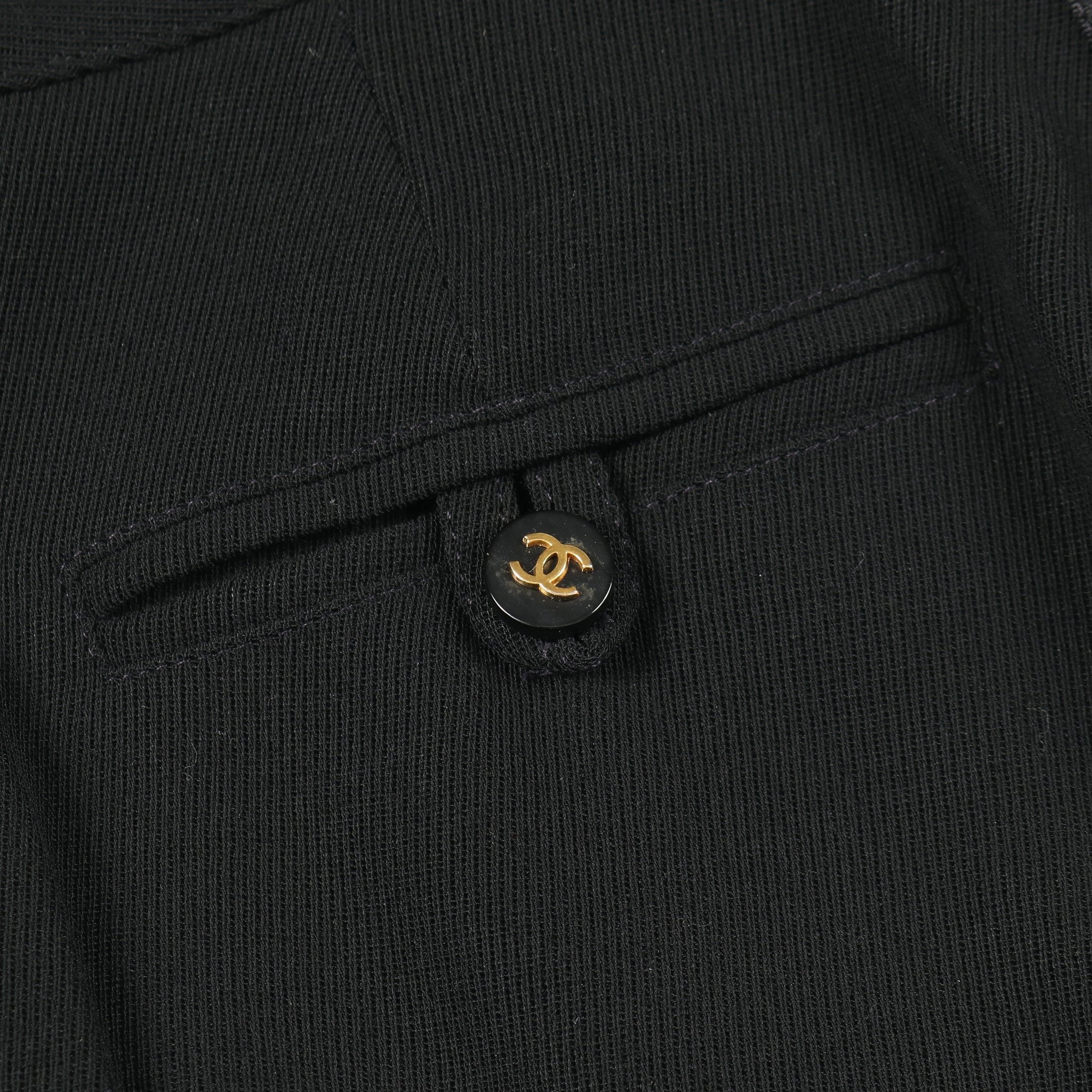 ココマークボタン サイドラインロゴ スラックス トラウザーズ パンツ