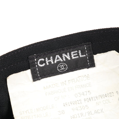 ココマークボタン スカート ウール ブラック シャネル ボトムス CHANEL