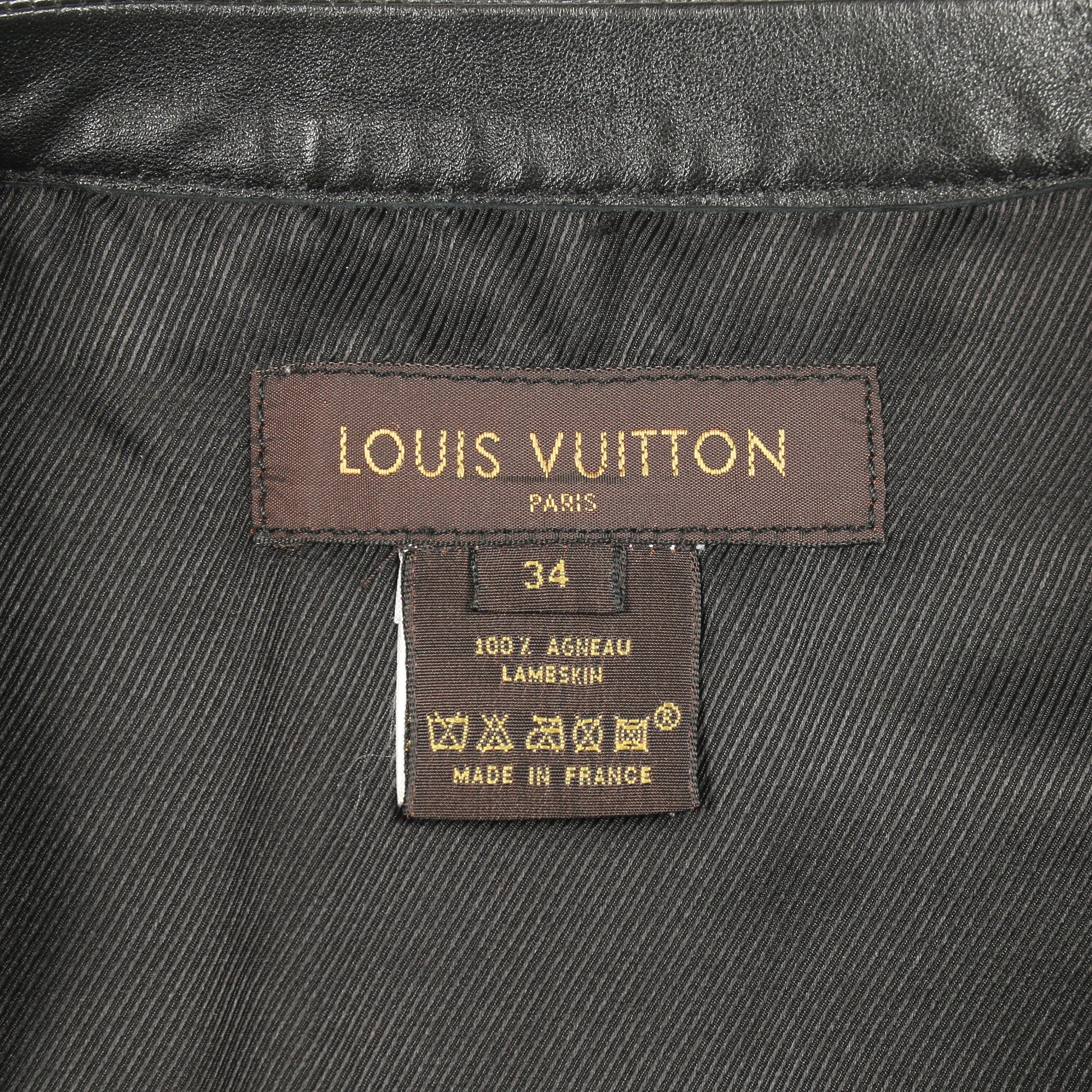 スカート レザー ブラック ルイヴィトン ボトムス LOUIS VUITTON