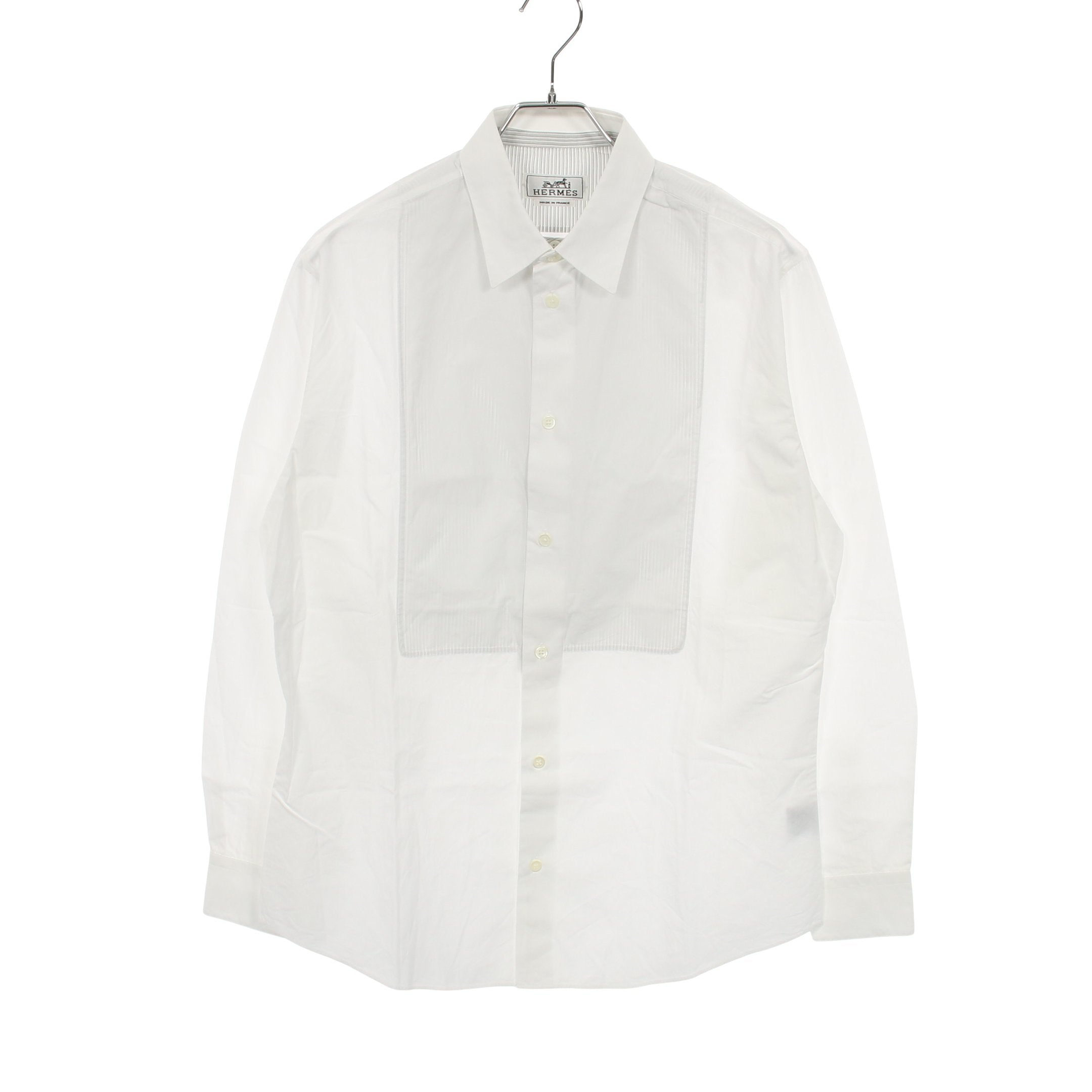セリエボタン シャツ コットン ホワイト エルメス – RECLO
