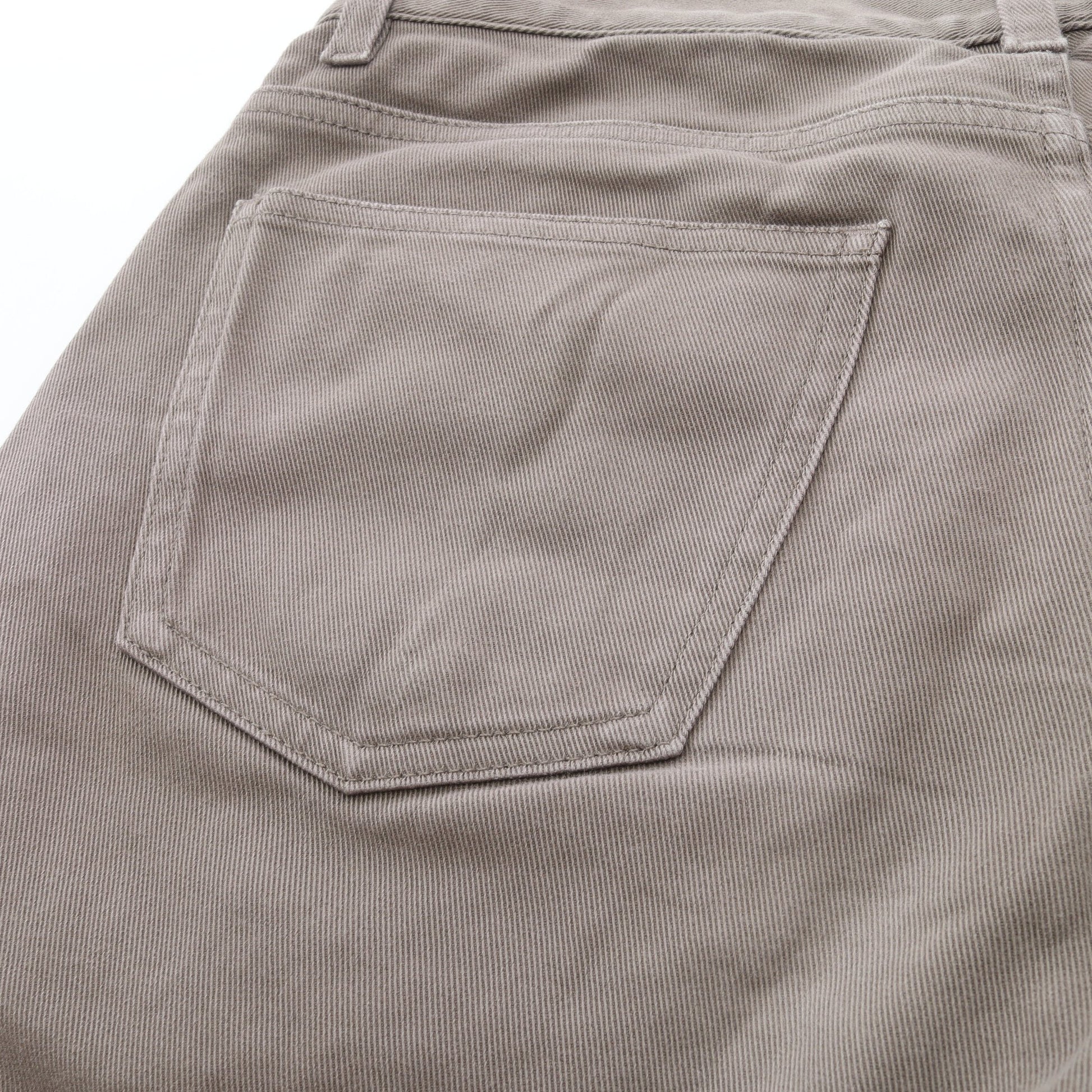 デニムパンツ コットン グレー ボタンフライ エルメス ボトムス HERMES
