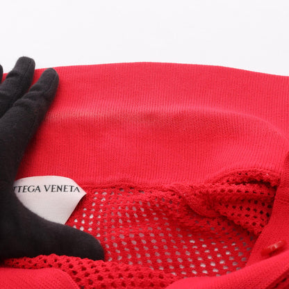 メッシュ ニット シャツ カーディガン ナイロン コットン ピンクレッド ボッテガヴェネタ トップス BOTTEGA VENETA