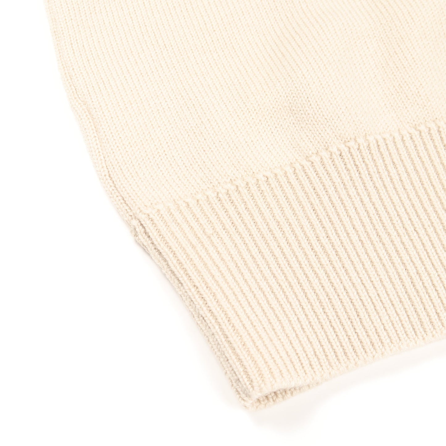 ニット クルーネック ロゴパッチ ウール アイボリー バーバリー トップス BURBERRY