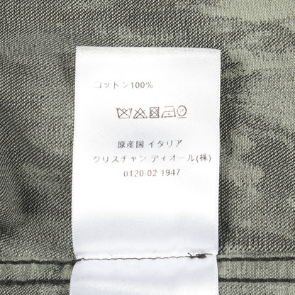BEE刺繍 シャツ コットン カーキグリーン ブラック クリスチャンディオール トップス Christian Dior