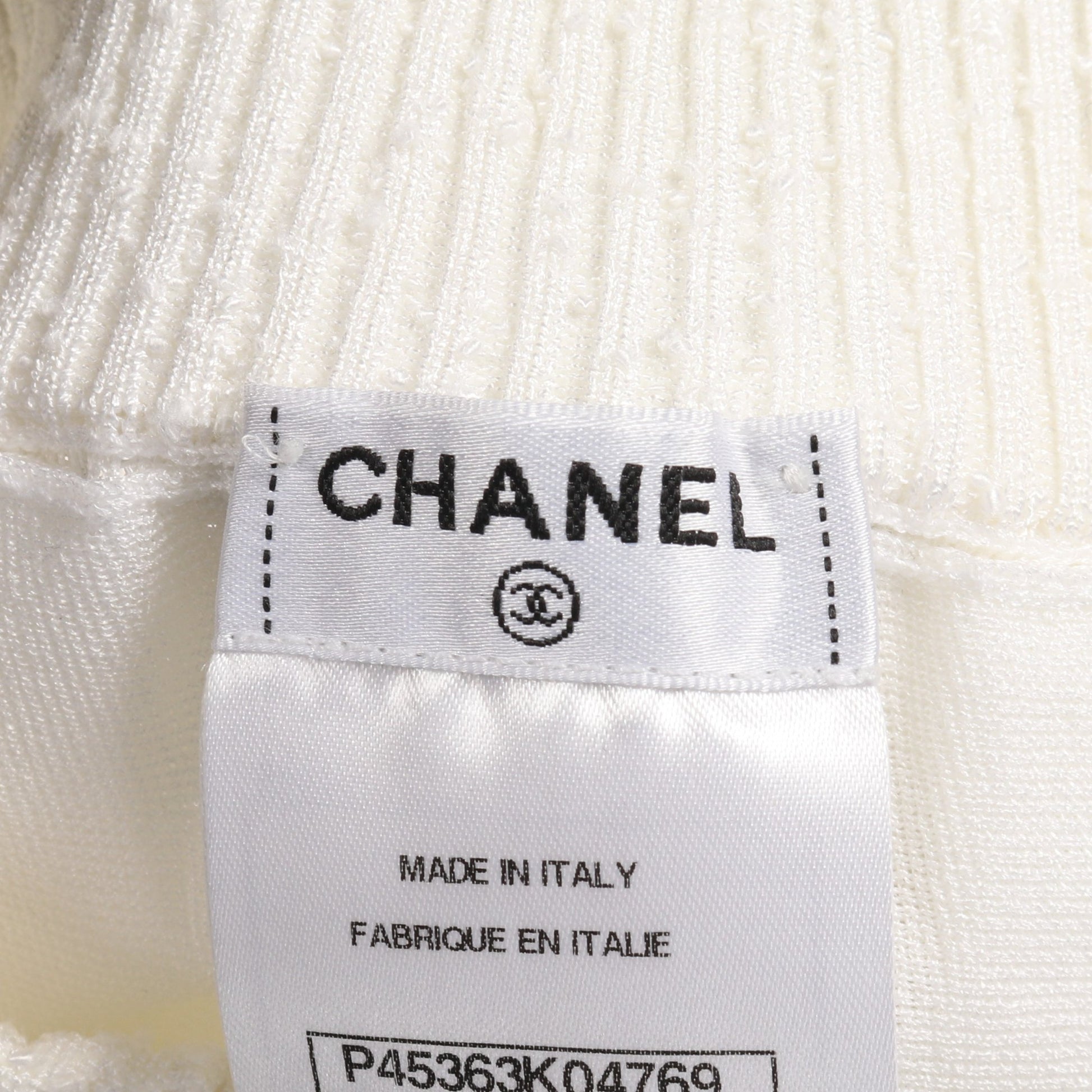 ココマークボタン レース スカート ビスコース ホワイト シャネル ボトムス CHANEL