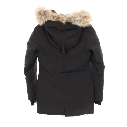 ヴィクトリアパーカ ダウンコート ブラック フード付き カナダグース アウター CANADA GOOSE