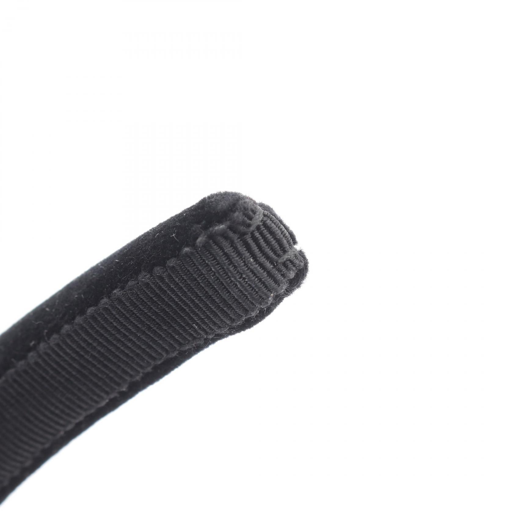 三角ロゴプレート カチューシャ ベロア ブラック プラダ – RECLO