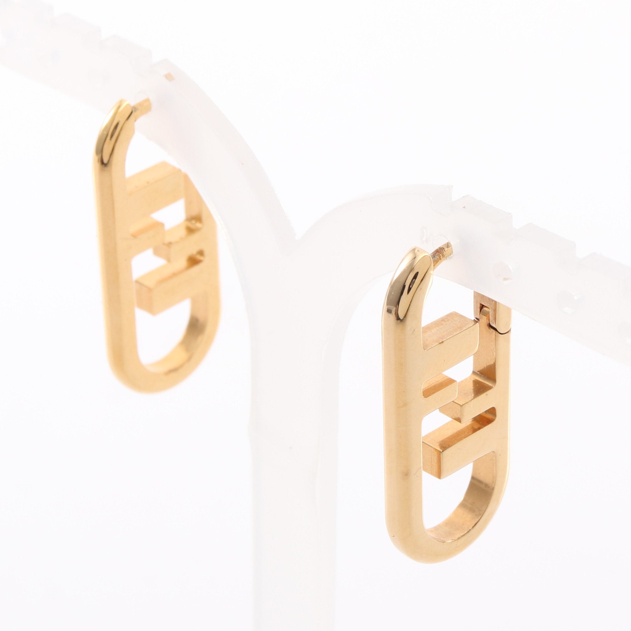 FFロゴ ピアス GP ゴールド フェンディ – RECLO