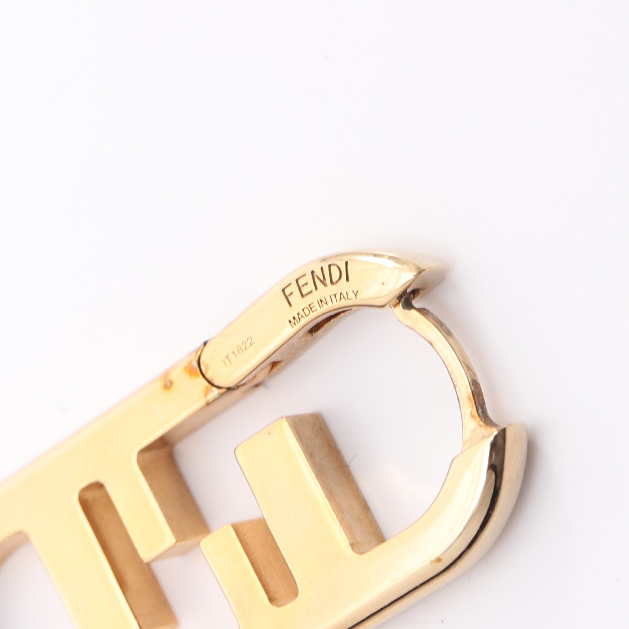 FFロゴ ピアス GP ゴールド フェンディ – RECLO