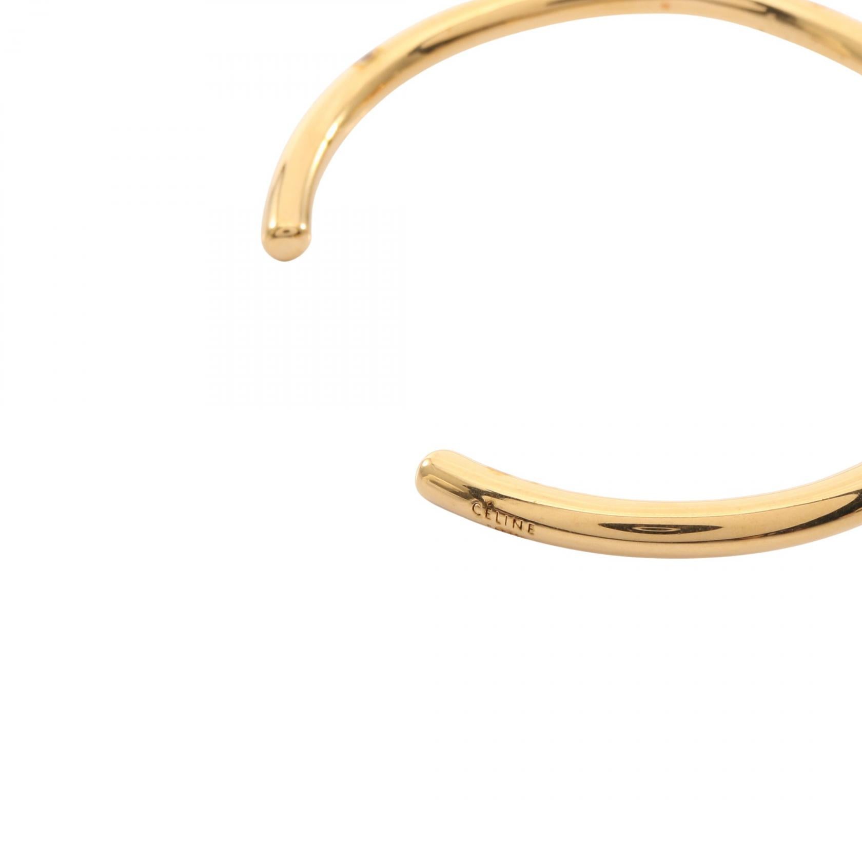 ノット パール バングル GP フェイクパール ゴールド オフホワイト セリーヌ アクセサリー CELINE