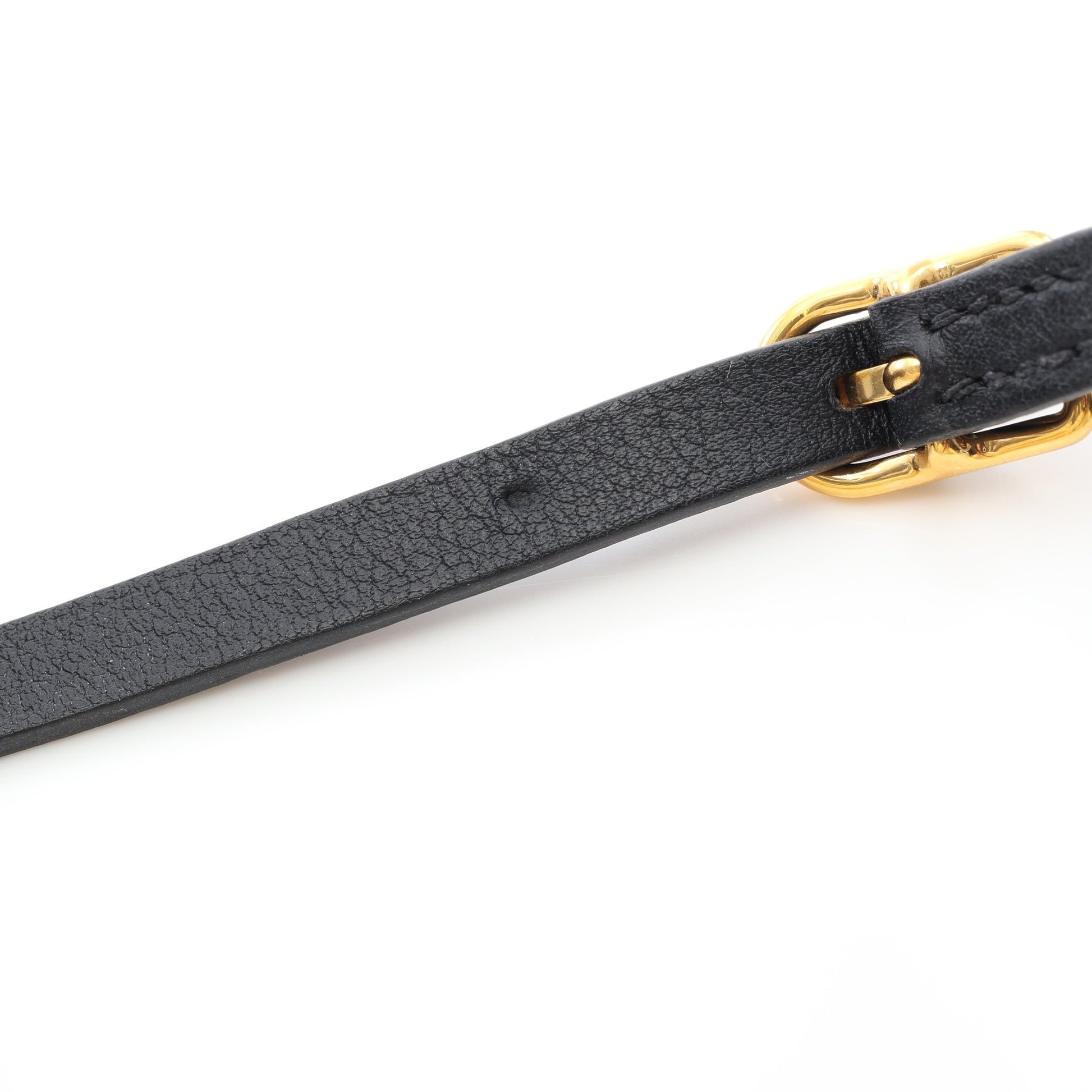 チョーカー リザード ヴォースイフト GP ブラック ゴールド Y刻印 エルメス アクセサリー HERMES