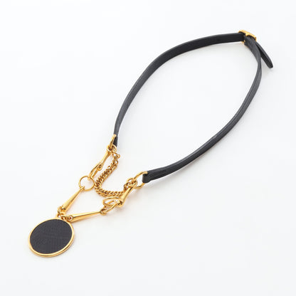 チョーカー リザード ヴォースイフト GP ブラック ゴールド Y刻印 エルメス アクセサリー HERMES