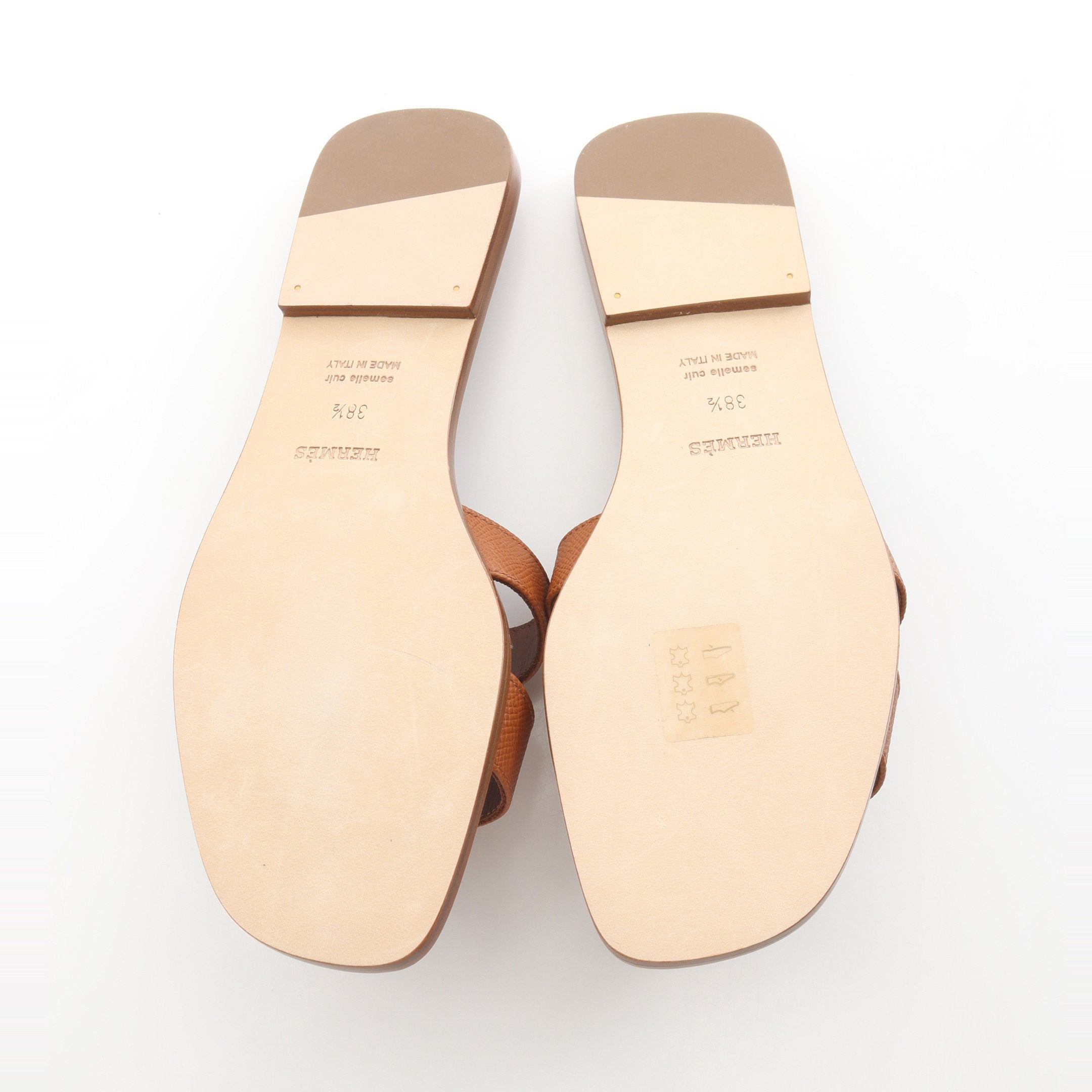 オラン ゴールド ミュール サンダル ヴォーエプソン ライトブラウン