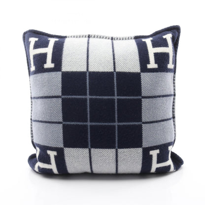アヴァロン3 PM インテリア ウール カシミヤ ネイビー ブルーグレー エルメス 財布・小物 HERMES