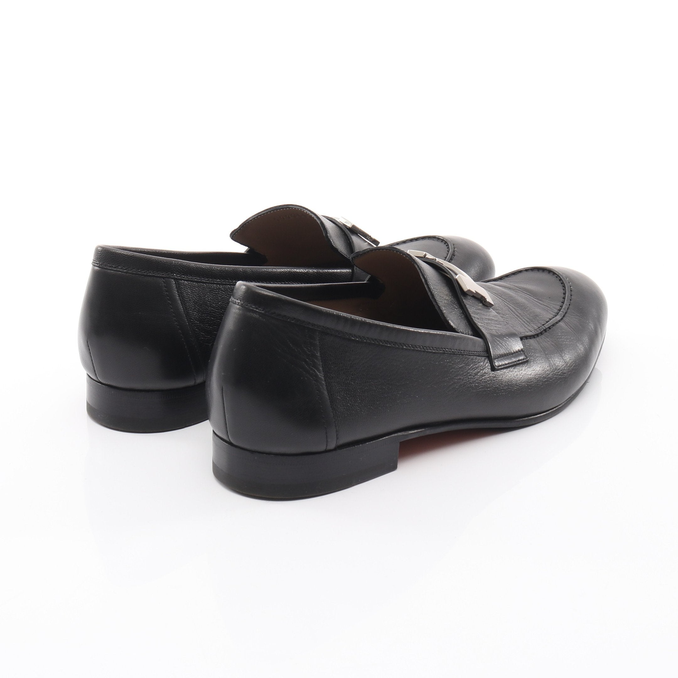モカシンパリ ローファー レザー ブラック エルメス – RECLO
