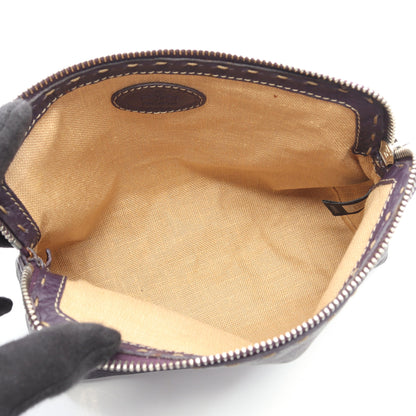 セレリア ポーチ レザー パープル メタリック フェンディ 財布・小物 FENDI