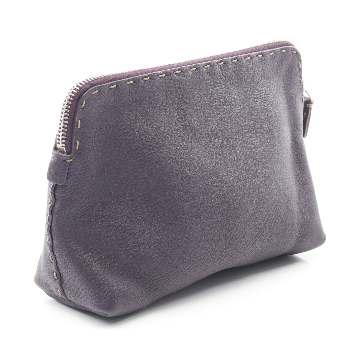 セレリア ポーチ レザー パープル メタリック フェンディ 財布・小物 FENDI