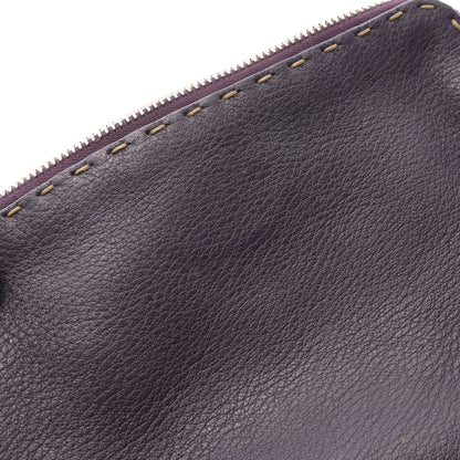 セレリア ポーチ レザー パープル メタリック フェンディ 財布・小物 FENDI