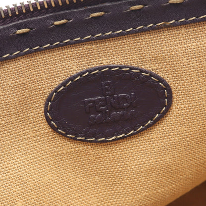セレリア ポーチ レザー パープル メタリック フェンディ 財布・小物 FENDI