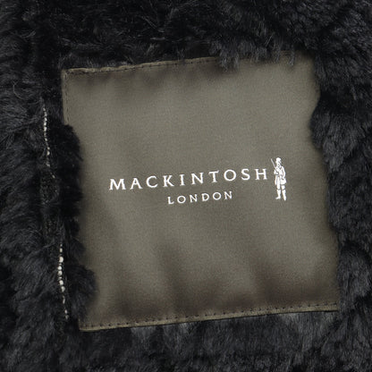 キルティングコート ブラック 中綿 フード付き マッキントッシュ アウター MACKINTOSH