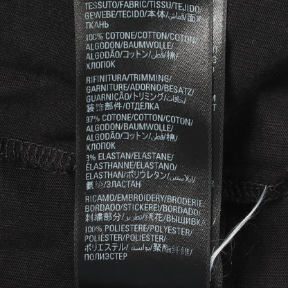 GAFFER バックロゴ ラージフィット 半袖Tシャツ コットン ブラック バレンシアガ トップス BALENCIAGA