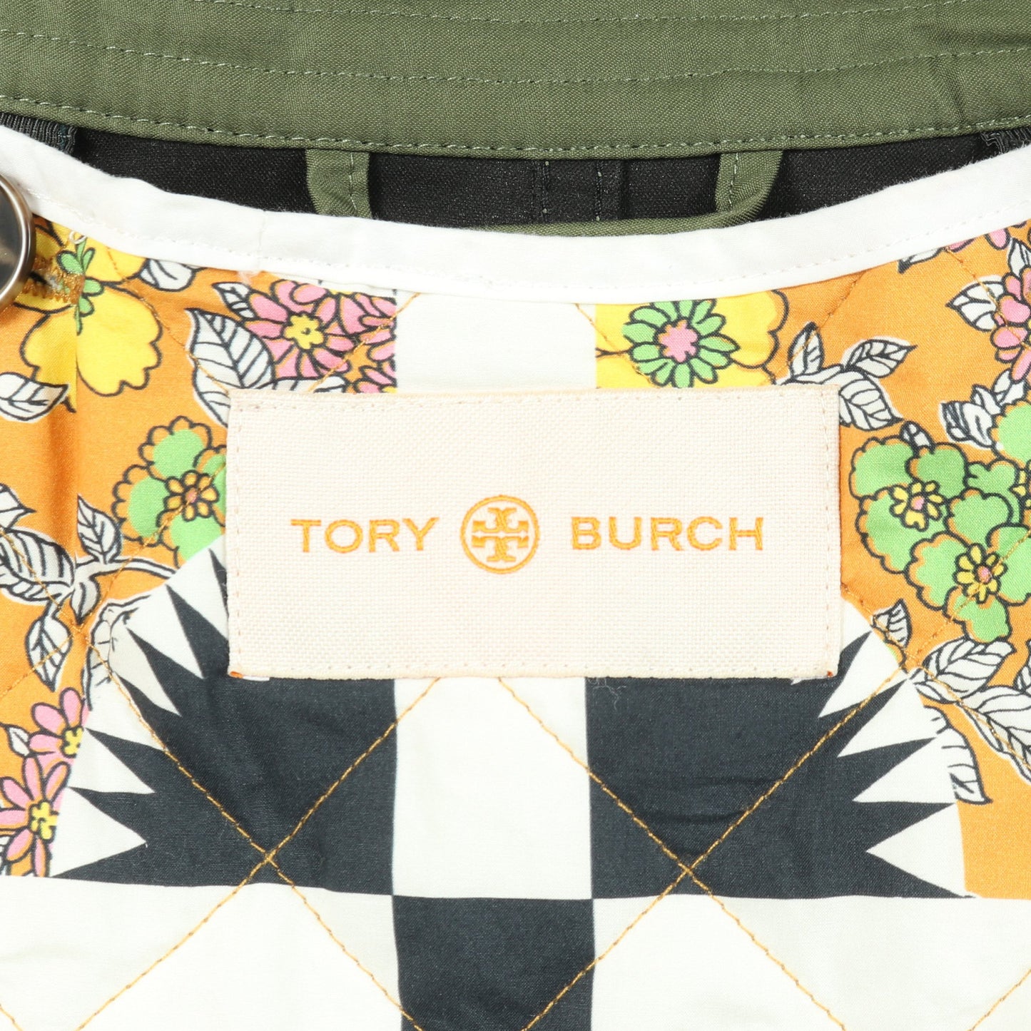 モッズコート コットン グリーン トリーバーチ アウター TORY BURCH