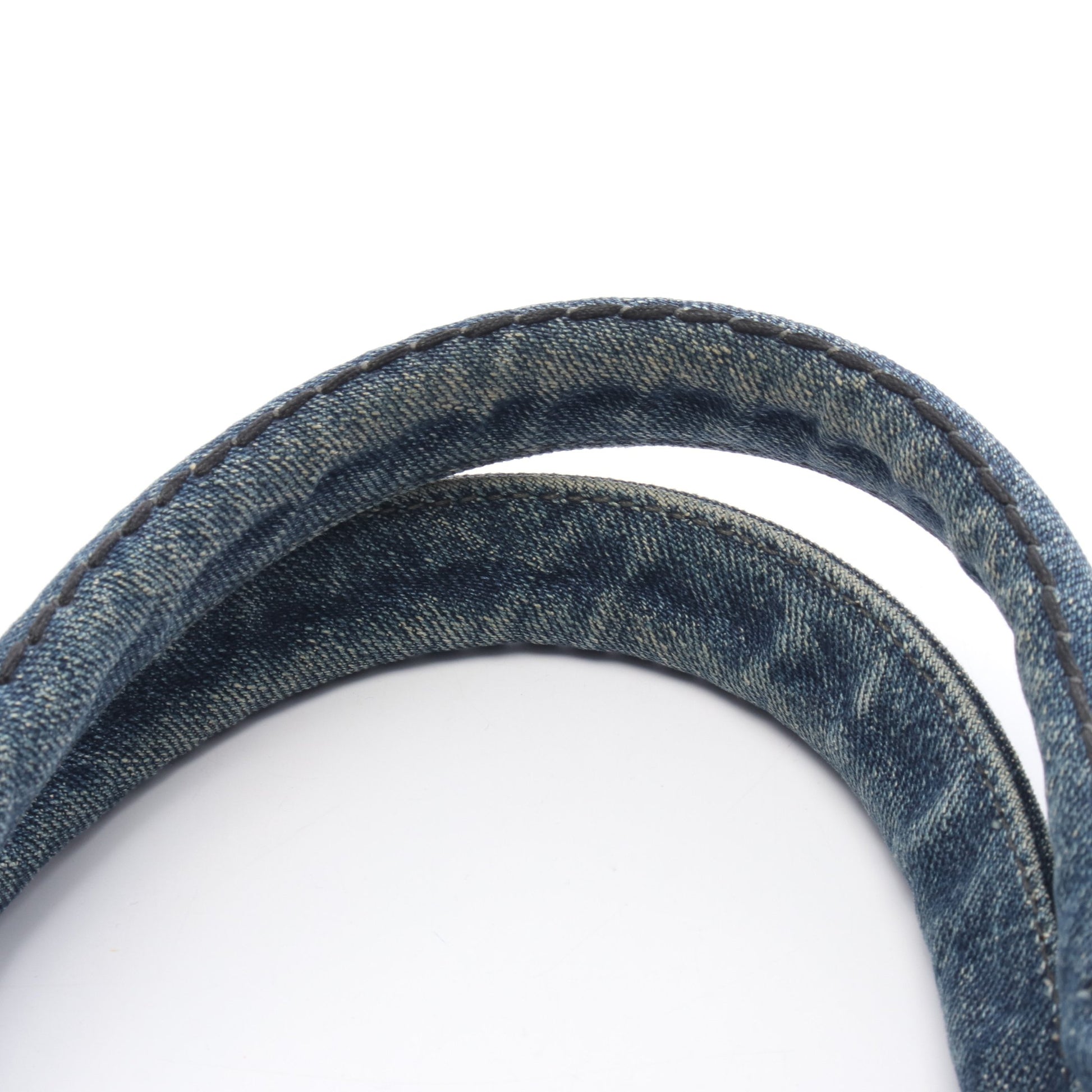 DENIM CANAPA カナパ ハンドバッグ トートバッグ デニム インディゴブルー プラダ バッグ PRADA