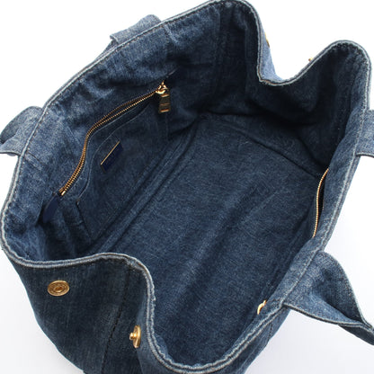 DENIM CANAPA カナパ ハンドバッグ トートバッグ デニム インディゴブルー プラダ バッグ PRADA
