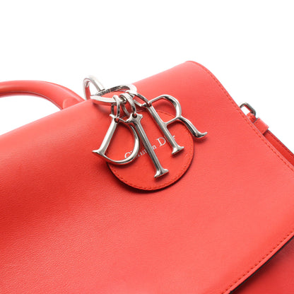 ビーディオール ハンドバッグ レザー レッド 2WAY クリスチャンディオール バッグ Christian Dior