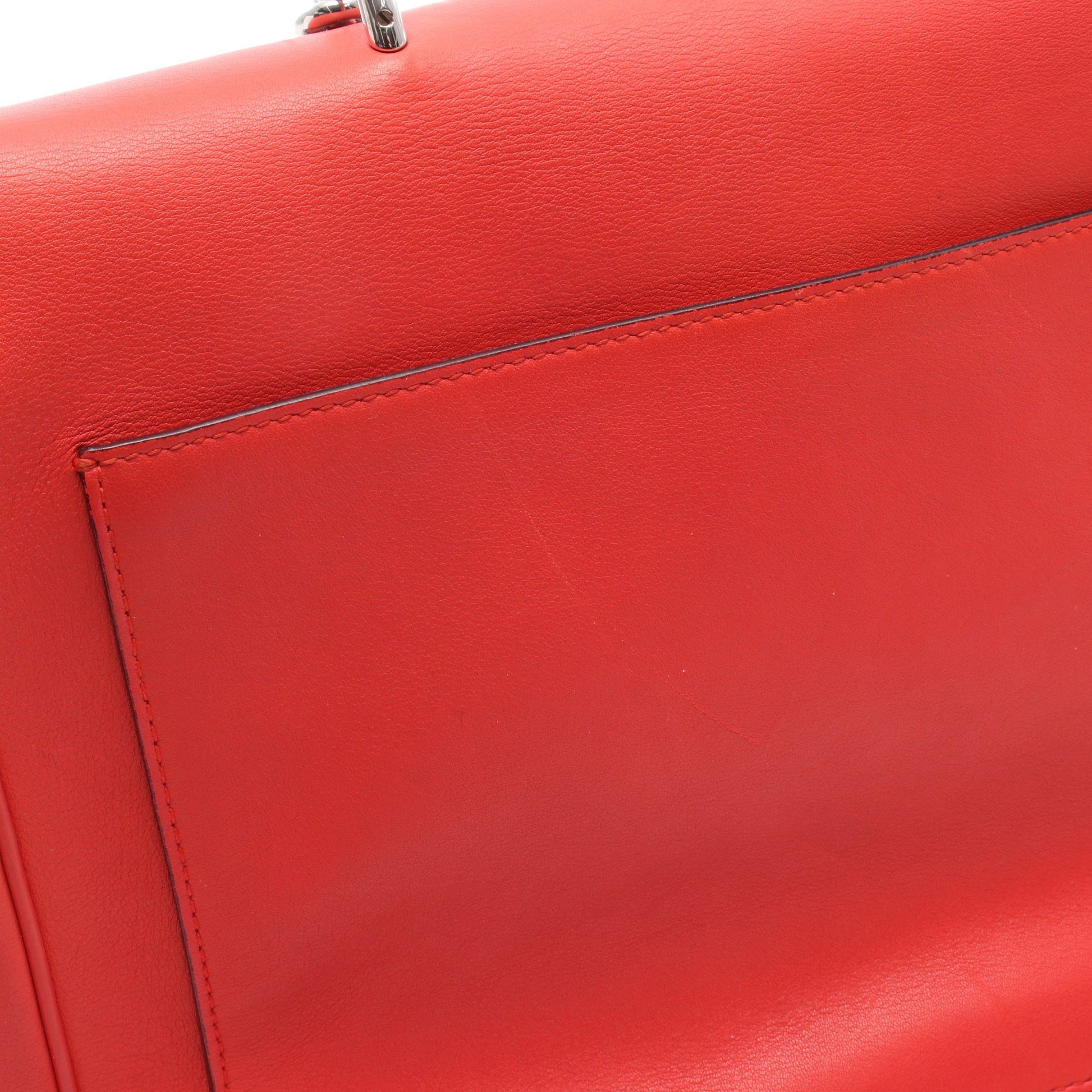 ビーディオール ハンドバッグ レザー レッド 2WAY クリスチャンディオール バッグ Christian Dior