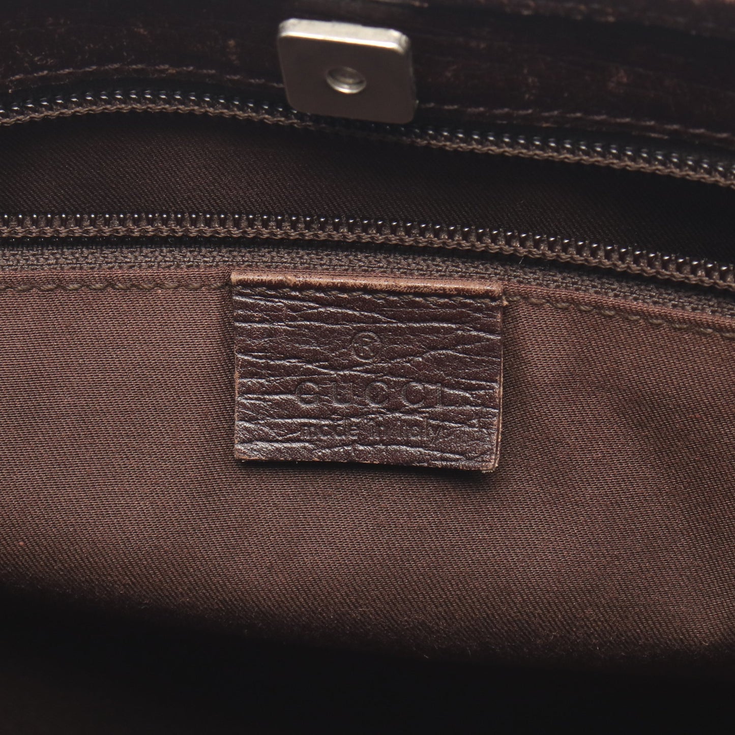 GGスプリーム ハンドバッグ トートバッグ PVC レザー ベージュ ダークブラウン グッチ バッグ GUCCI