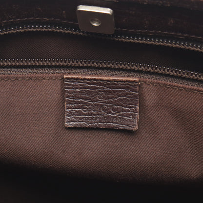 GGスプリーム ハンドバッグ トートバッグ PVC レザー ベージュ ダークブラウン グッチ バッグ GUCCI